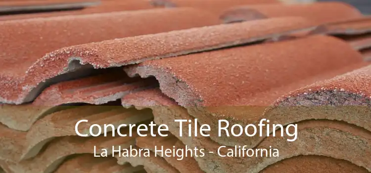 Concrete Tile Roofing La Habra Heights - California